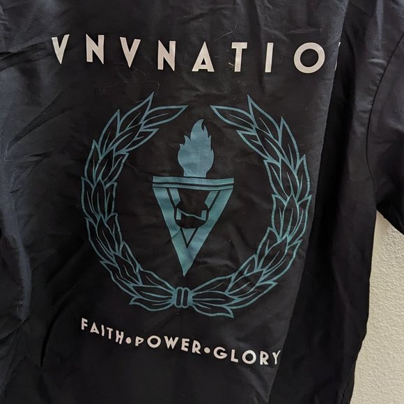 Classic Rivithead Black Work Button Down VNV Nation - Picture 1 of 4